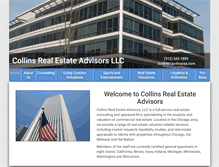 Tablet Screenshot of collinsrealestateadvisors.com